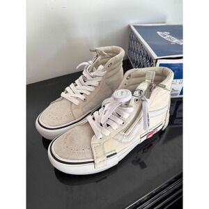 Vans Vault Sk8-Hi Cap LX Marshmallow True White VN0A3TKMUC0 Womens 8.5 Mens 7.0